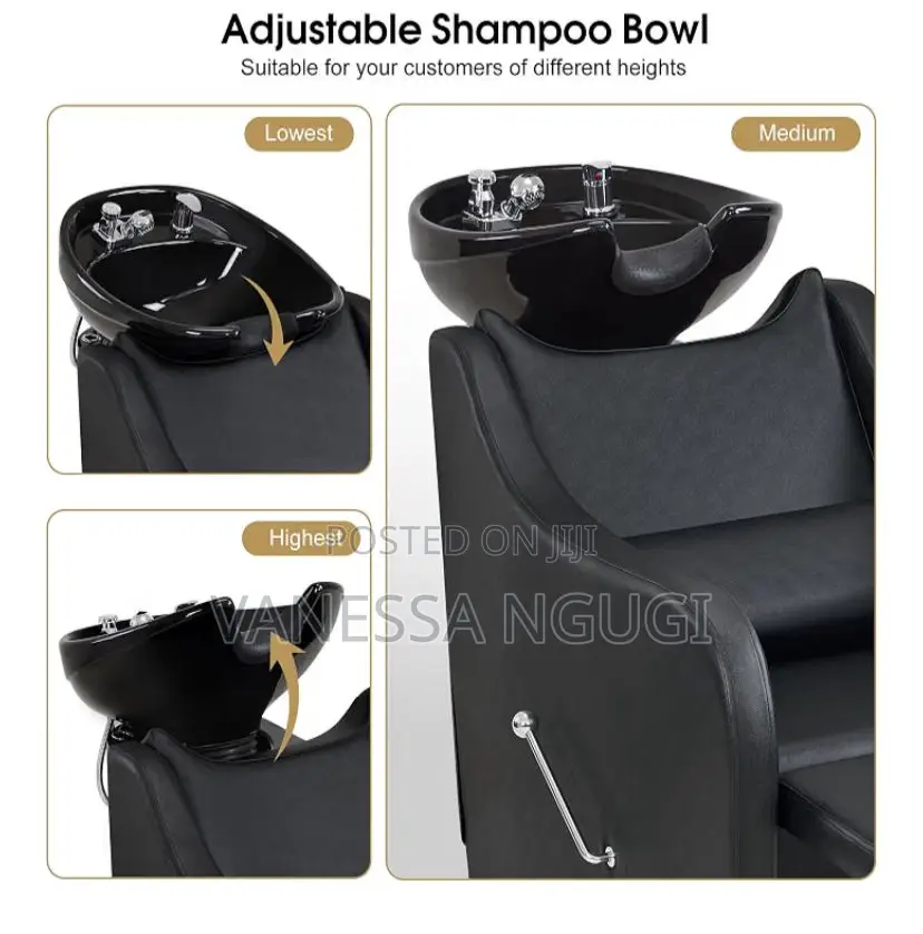 BarberPub Backwash Shampoo Station Chair