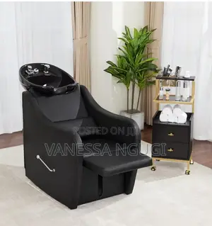 BarberPub Backwash Shampoo Station Chair