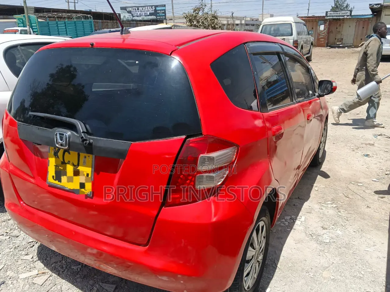 Honda Fit 2012 Red