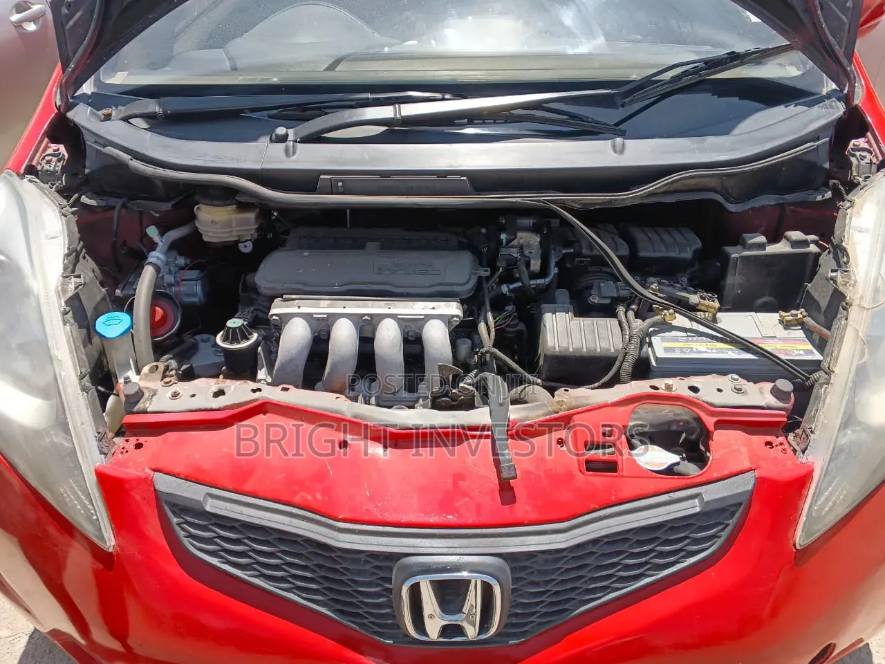 Honda Fit 2012 Red