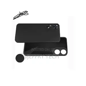 Silicon Back Case for Oppo A18 - Black