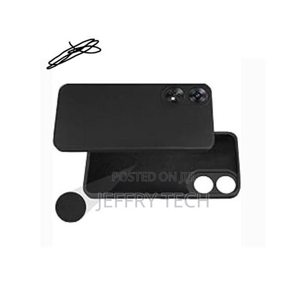 Silicon Back Case for Oppo A18 - Black - thumbnail 2