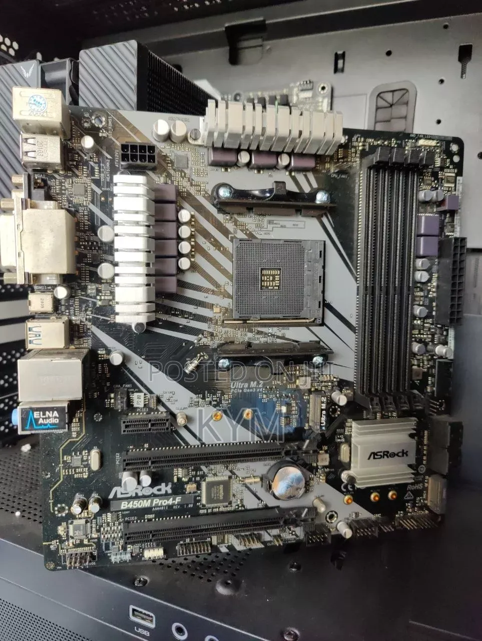 ASRock B450M Pro4 F AM4 Motherboard