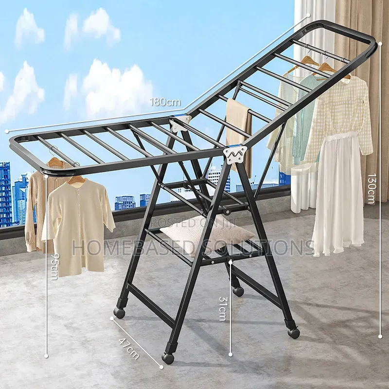 Metallic Movable Cloth Drying Rack