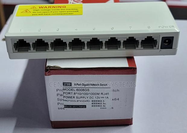 8 Port Non Poe Switch