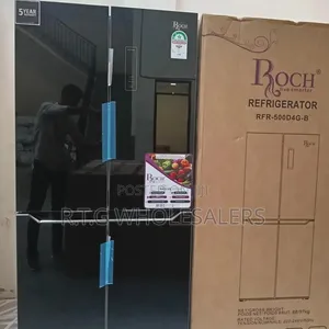 Roch 421 Litres  GLASS FOUR DOOR Refrigerator@
