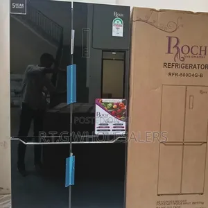 Roch 421 Litres  GLASS FOUR DOOR Refrigerator@