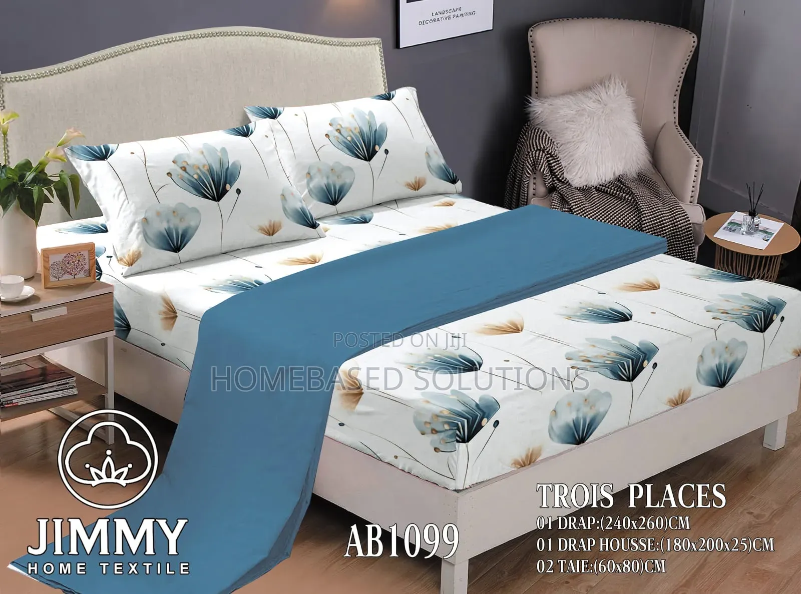 Fitted Mix and Match 
Bedsheet Jimmy 
Size 6×6/7