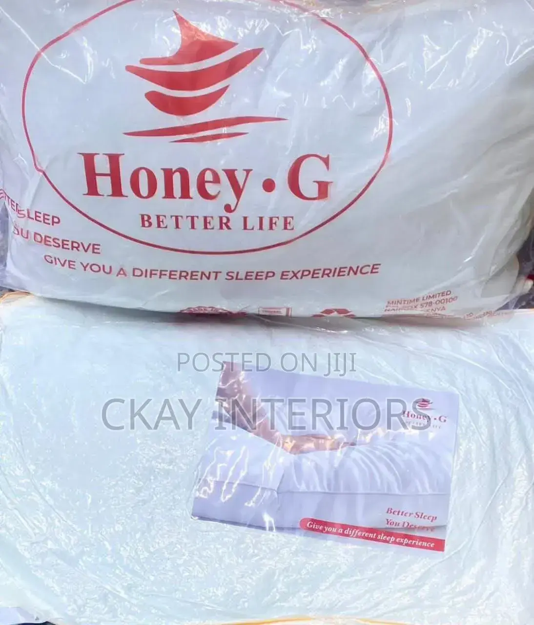 Fluffy Feel, Firm Support Fibre Compressed Bed Pillows