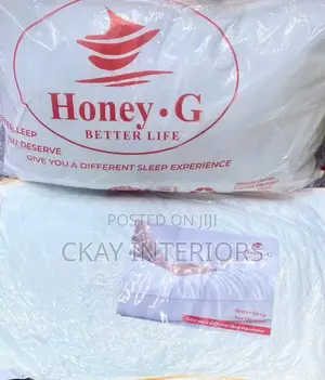 Fluffy Feel, Firm Support Fibre Compressed Bed Pillows