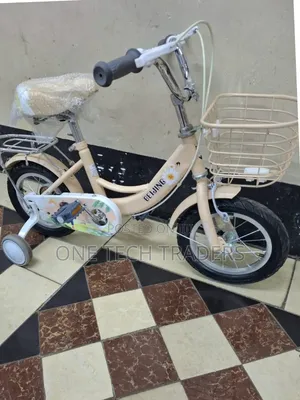 Size 12 Bike With Support Wheels