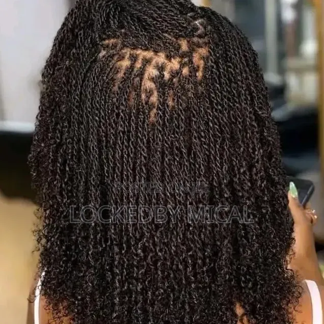 Micro Twist With Human Hair Extensions