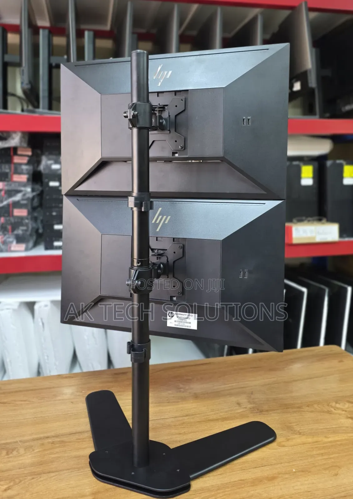 Vertical Dual Monitor Mount Supports 24/27 Inch @Ksh 4999
