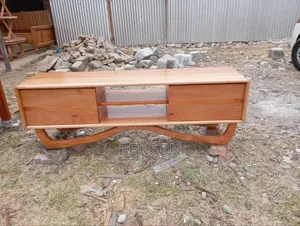TV Stand Solid Mahogany