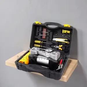 Tyre Air Inflator 12V Double Cylinder Car Air Compressor Pump
