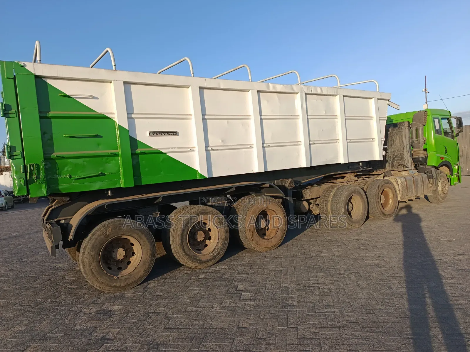 For Sell FAW 380HP Safi With Tipping Trailer Safi BHACHU PRICE 5.5m