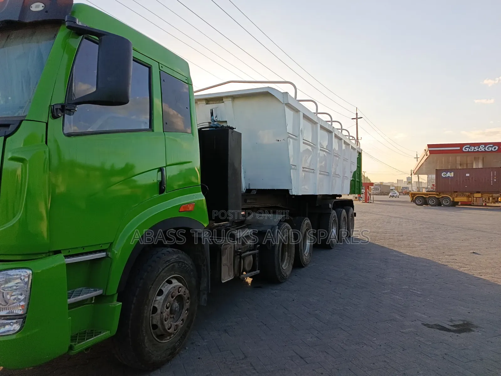 For Sell FAW 380HP Safi With Tipping Trailer Safi BHACHU PRICE 5.5m
