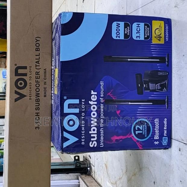 Von VES2003ET 3.1CH Tallboys Home Theatre System