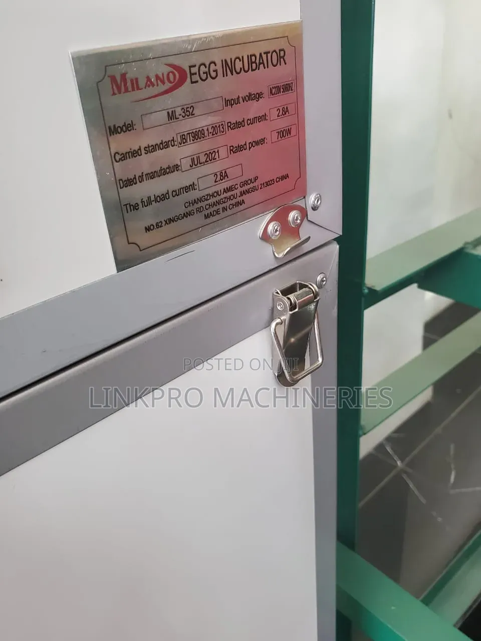 Milano  790 Watts Automatic Electric 352 Eggs Incubator
