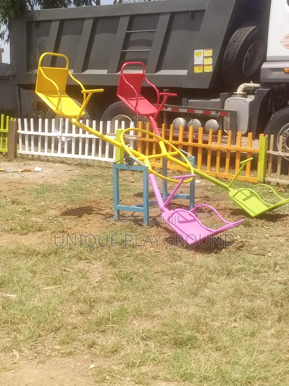 Outdoor Playground Equipment Set