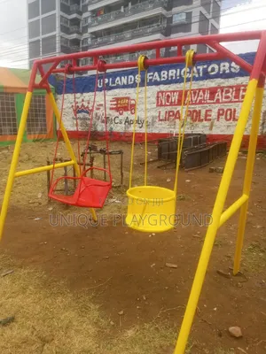 Outdoor 2 Seater Swings Playground Equipment