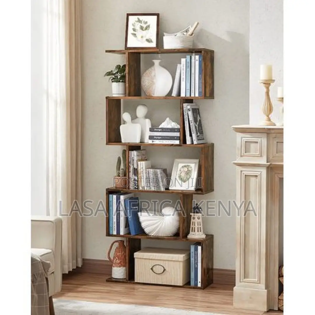 Lazava 5-Tier Display Shelf Free-Standing Bookc. | LASA