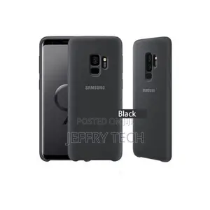 Samsung Galaxy S9 Silicone Protective Back Case (Black)