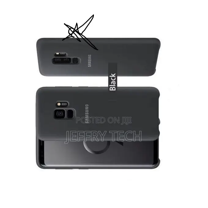 Samsung Galaxy S9 Silicone Protective Back Case (Black)