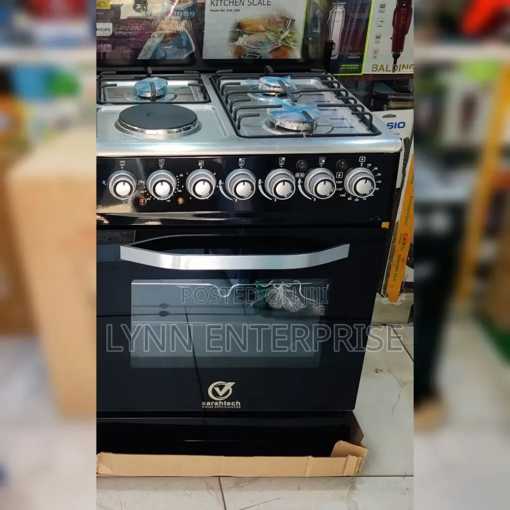 Sarah Tech Standing Cooker 3G+1E 60cmx60cm..