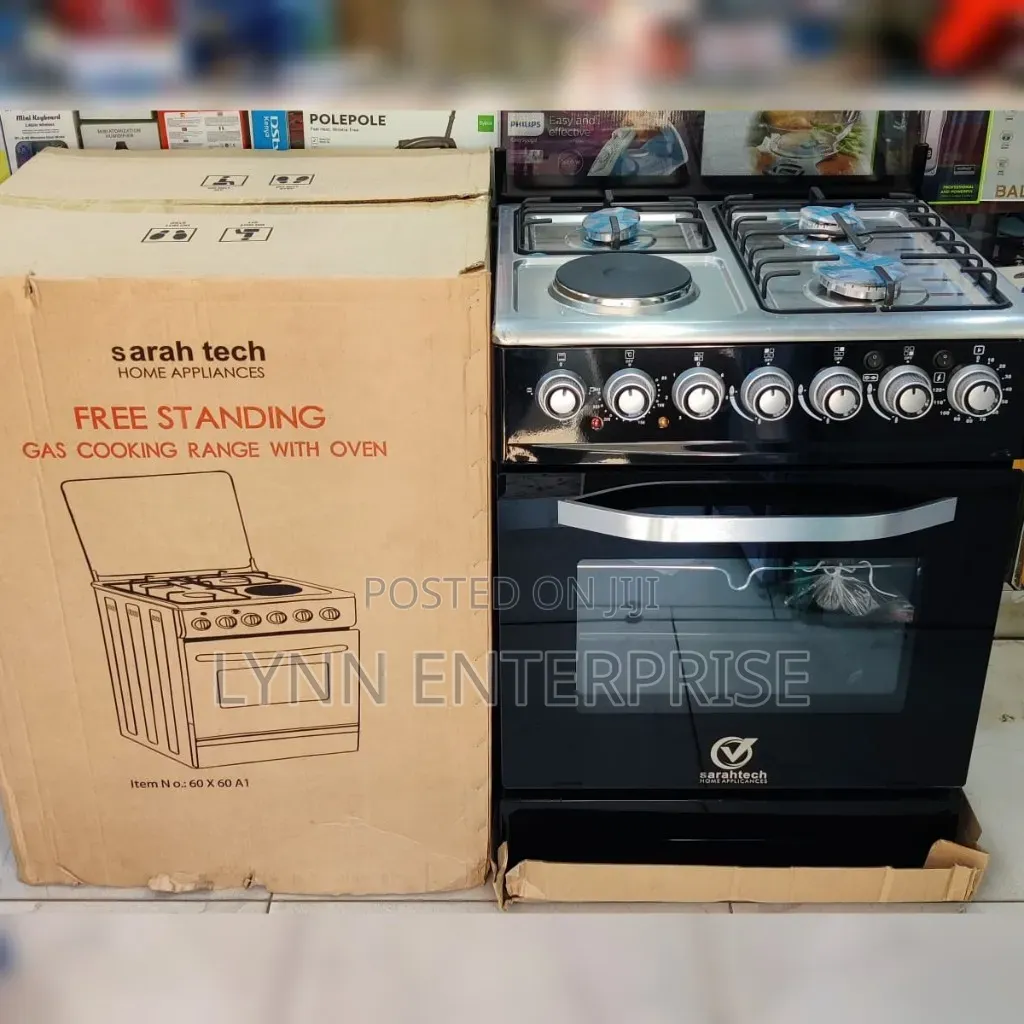 Sarah Tech Standing Cooker 3G+1E 55cmx50cm..