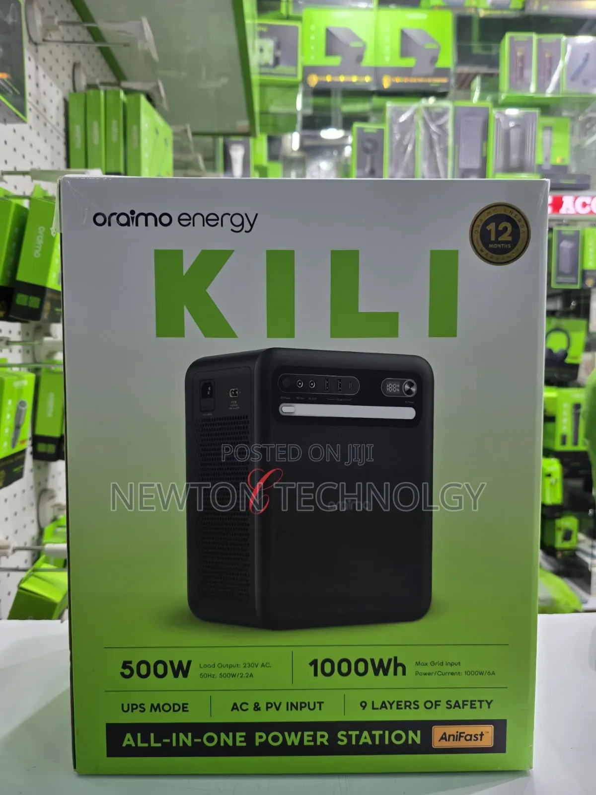 Oraimo *Power Station* OPS-5102 *500W 1000Wh* All in One Power Station