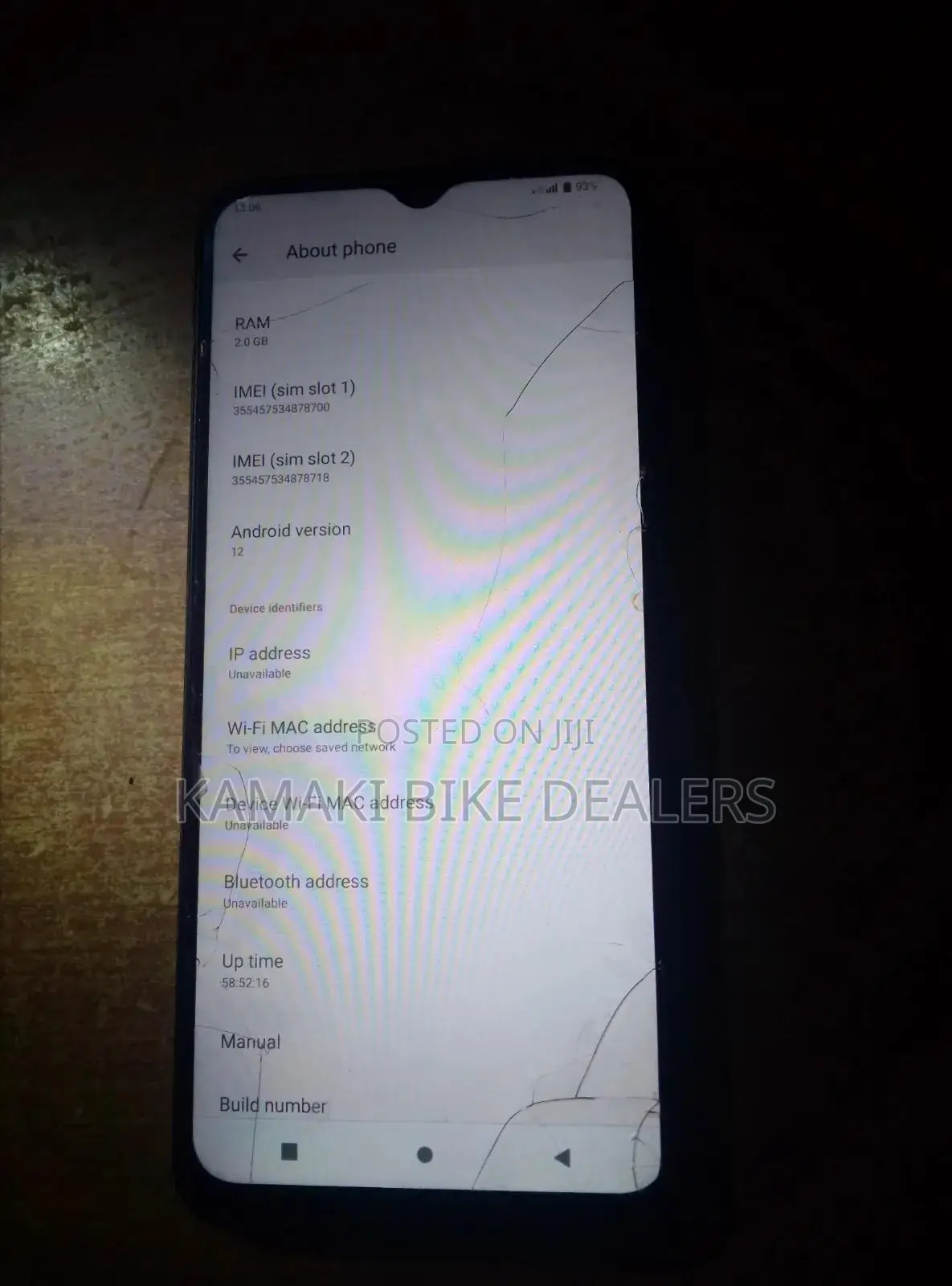 Itel A60 32 GB Black