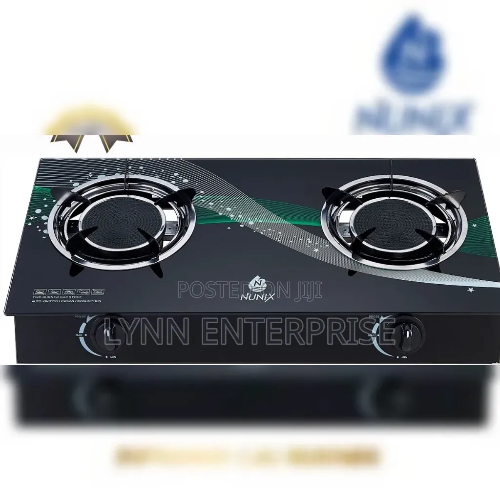 Nunix 2 Burner Auto Ignation Infrared Cooker