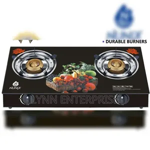 Nunix 2Burner Auto Ignation Glass Top Cooker