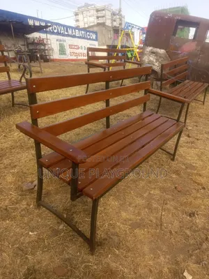 Garden Benches Tables and Umbrellas