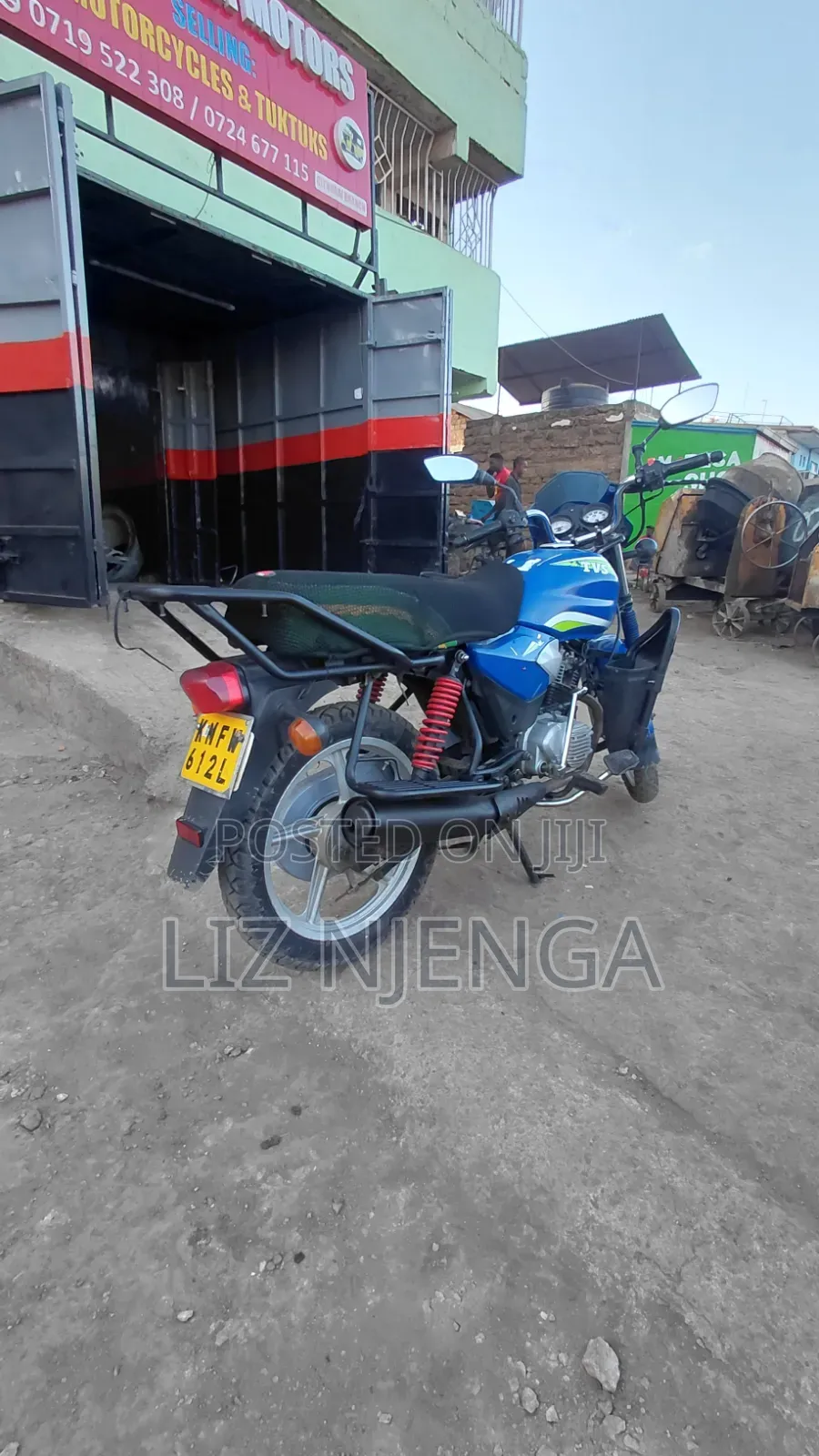 TVS HLX Plus ES 2022 Blue