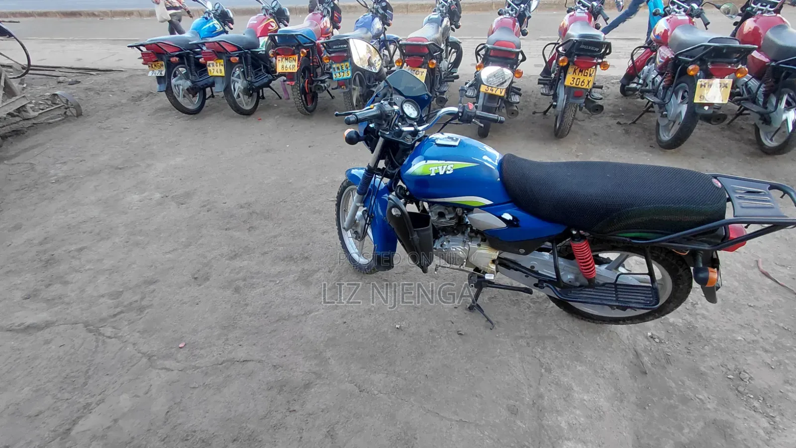 TVS HLX Plus ES 2022 Blue