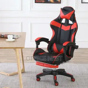 Ergonomic Racing Office Chair – Black & Red
