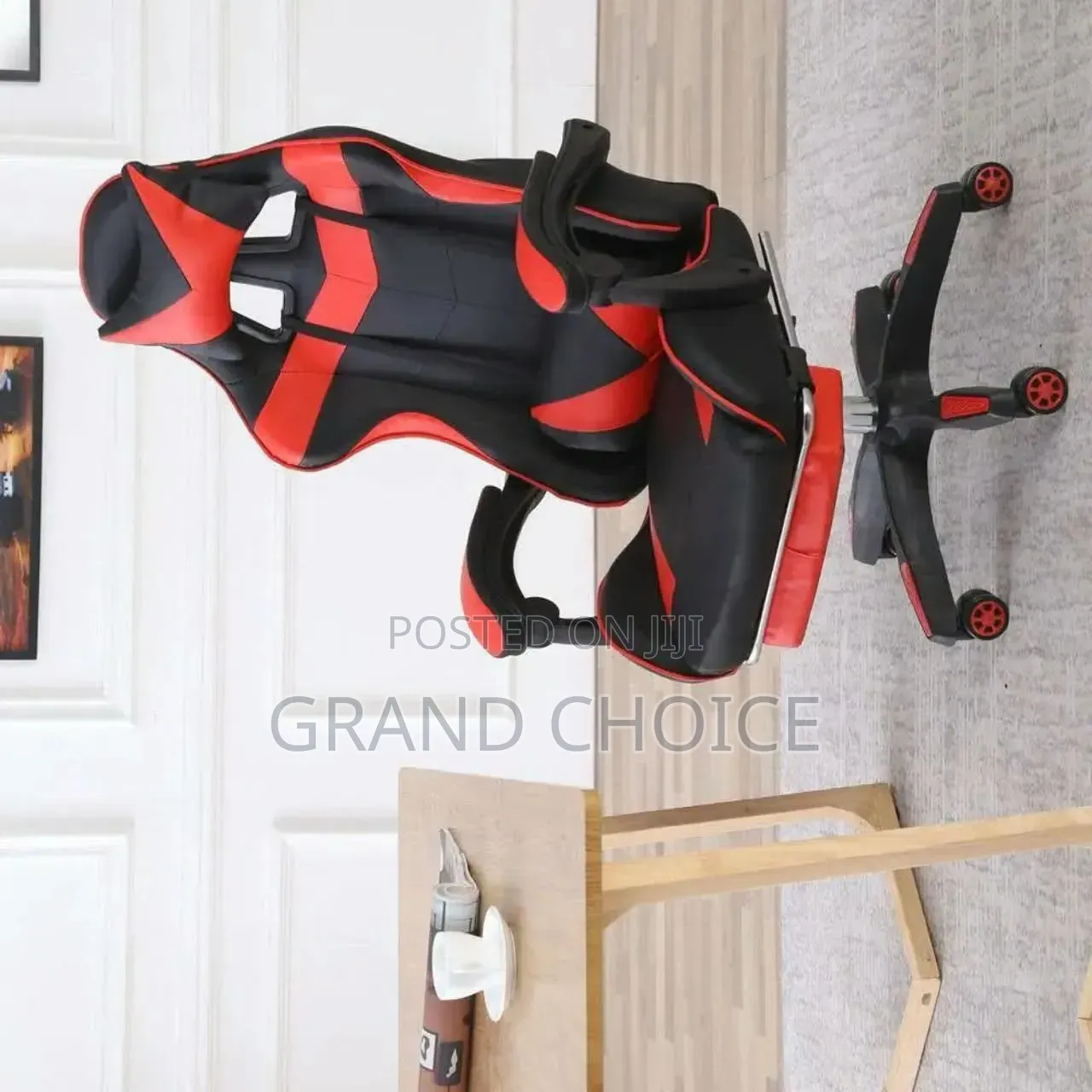 Ergonomic Racing Office Chair – Black & Red