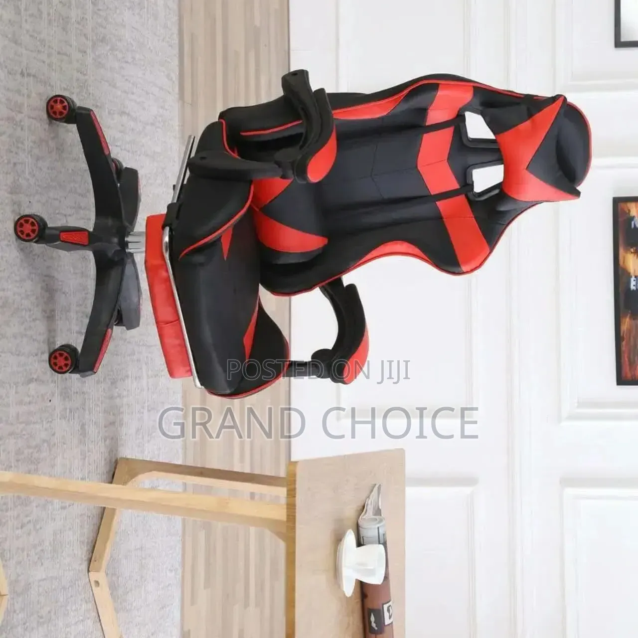 Ergonomic Racing Office Chair – Black & Red