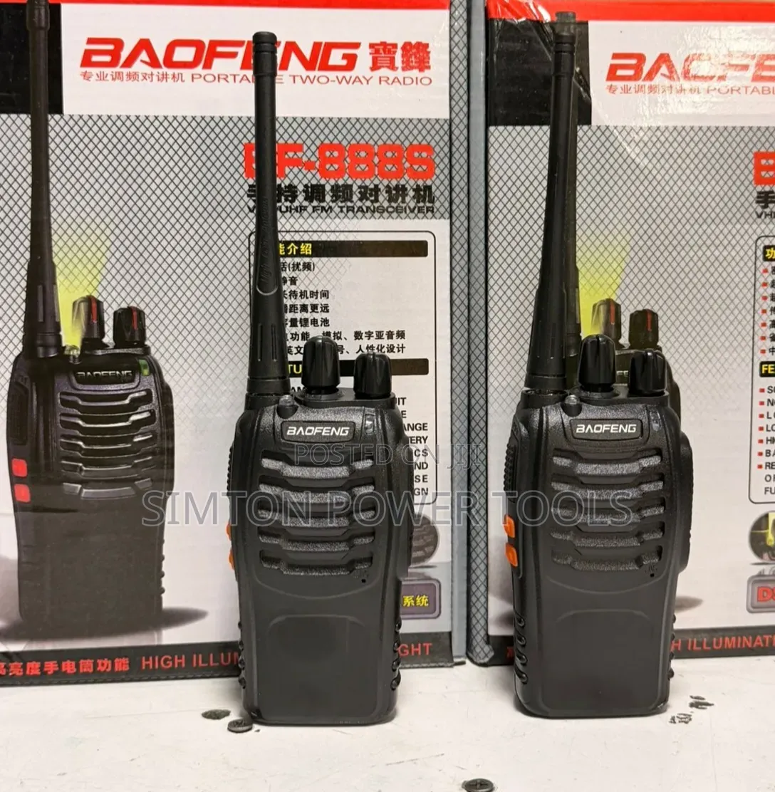 Baofeng 2 Pieces BF-888s 3-5km Long Range Walkie Talkie Radio Calls