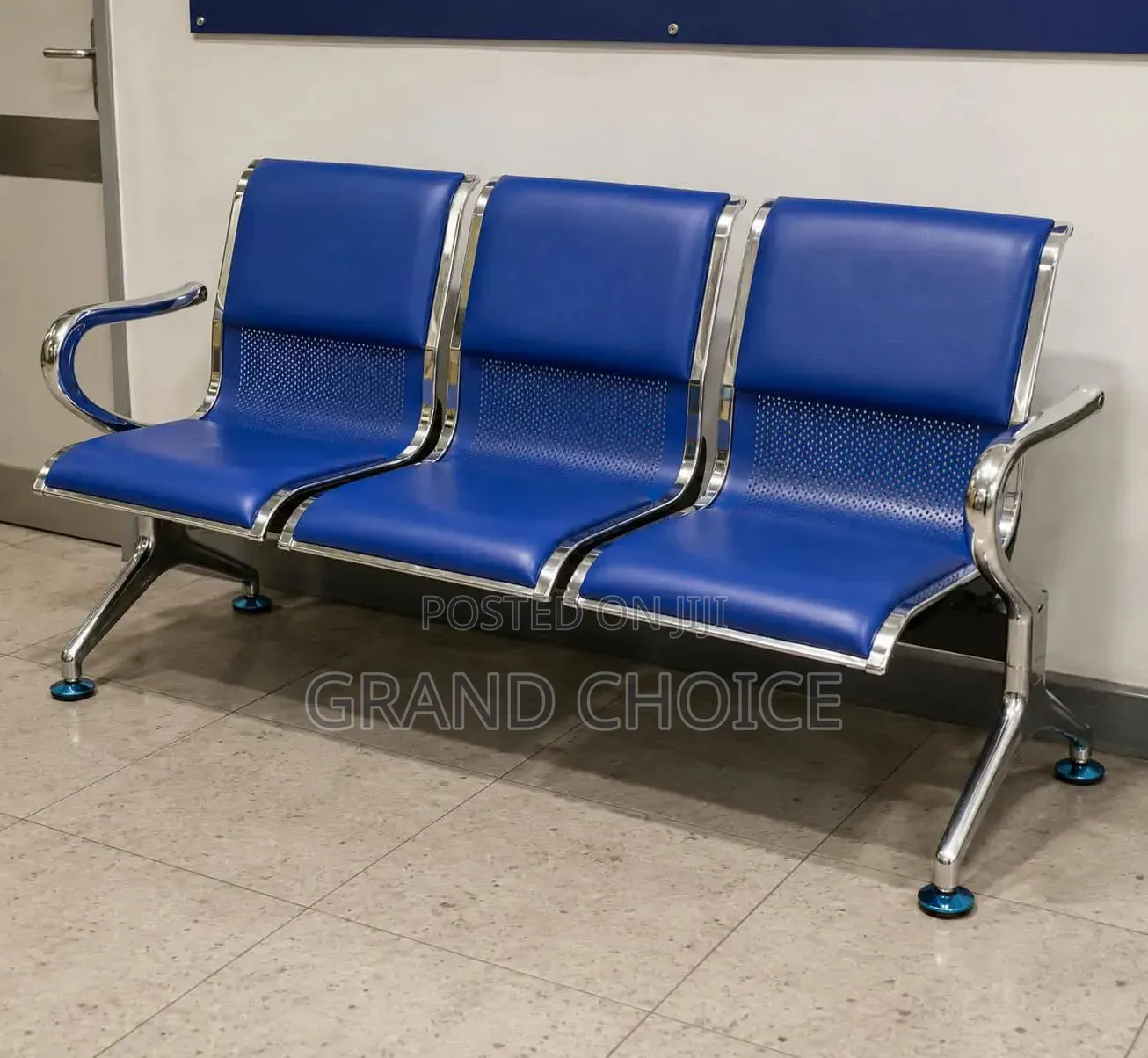 Blue Reception & Office Waiting Chair