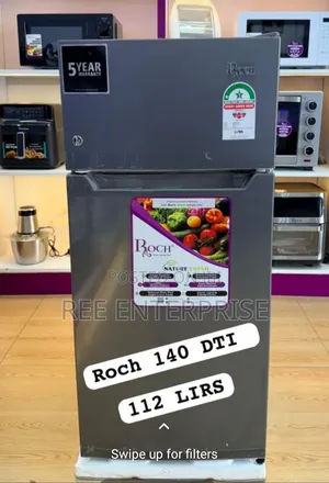 112 Litres Roch Double Door RFR-140 Dt-1 Refrigerator