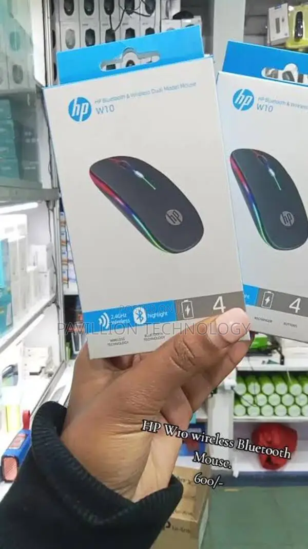 HP W10 Wireless Rechangeable Mouse