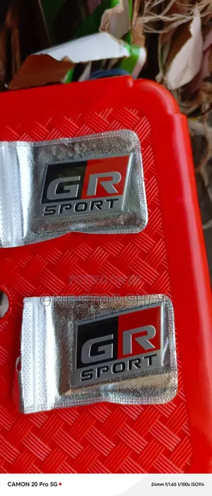 1pc Toyota GR Sport Metal Emblem Badge Sticker