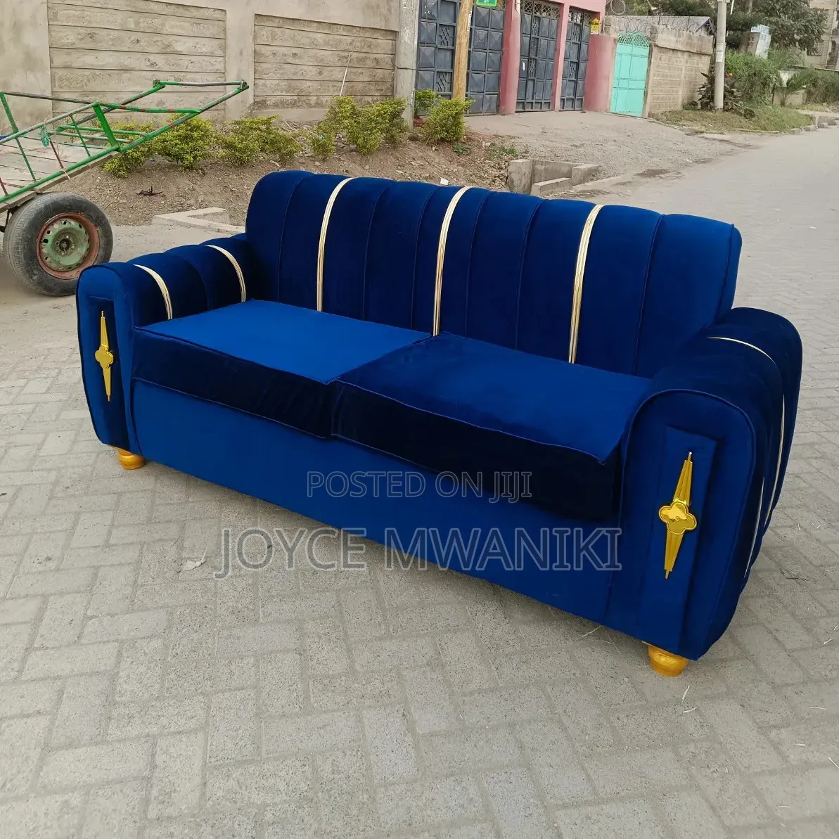 Sofa 3 Seater Royal Blue...