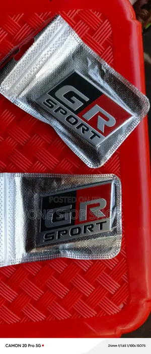 GR Sport Exterior Styling Replacement Badge4 Toyota Gazoo Racing Model