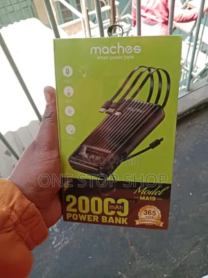 20000mah Back Up Battery Machee Powerbank With LCD Display,cables