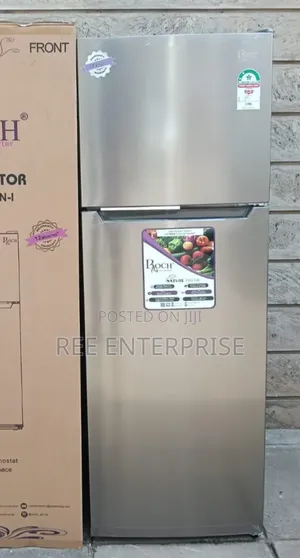 Energy Saving No Frost Double Door Roch Refrigerator 255 Litres