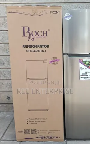 Energy Saving No Frost Double Door Roch Refrigerator 255 Litres